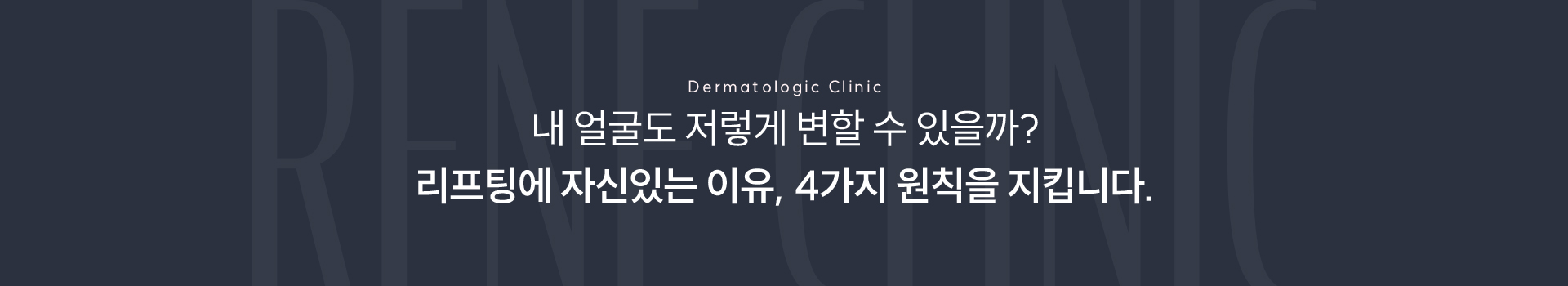 리프팅/얼굴형 원칙 타이틀